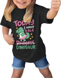 Cute Dinosaur Shirts for Girls Funny Graphic Tees Dino Kawaii Cartoon Shirt Cotton Animal Gifts Casual Summer Tops