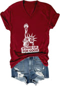 Stand Up for Good Statue of Liberty Shirt Inspirational Quote Patriotic T-Shirt