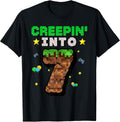7th Birthday Boy Gamer Pixel Creepin’ Into 7
