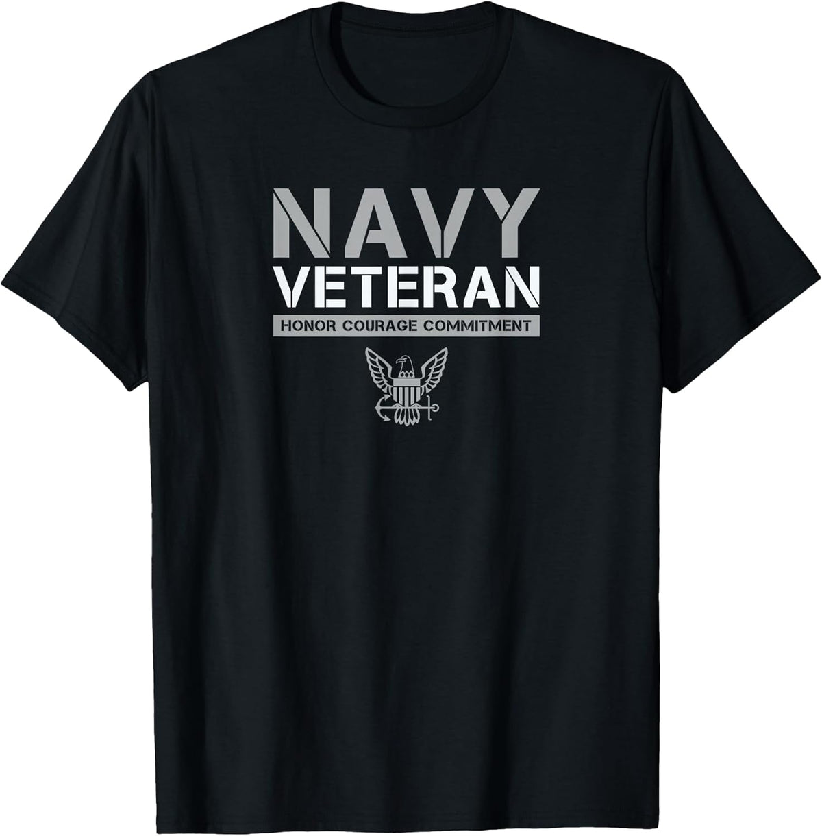 US Navy - Veteran Honor Courage Commitment T-Shirt