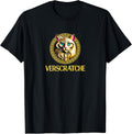 Verscratche Designer Logo Brand Funny Cat Graphic Novelty T-Shirt