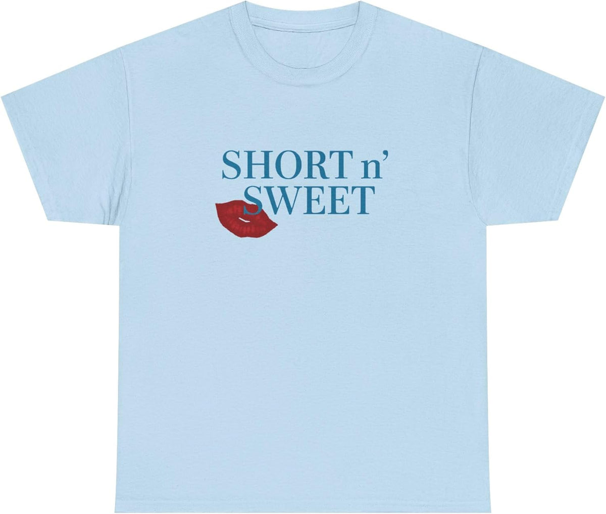 Short n’ Sweet Inspired T-Shirt, Minimalist Graphic Unisex Tee, Casual Cotton Top, Graphic Print Tee, Cool Hipster Shirt