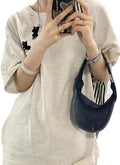 Womens Casual Y2k Tops Streetwear Oversized Tees Kawaii Cat Graphic Baggy Shirts Harajuku Cotton Tshirt Alt Clothes