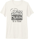 It's Fine Retro Cassette Tape 80's 90's Music Premium Tri-Blend T-Shirt