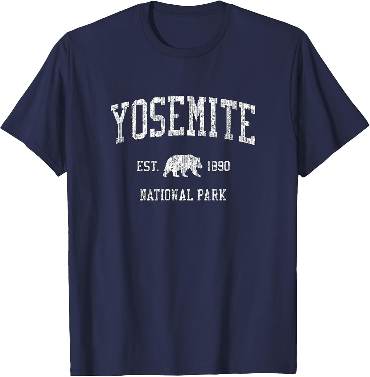 Yosemite T-Shirt Vintage National Park Sports Design Tee T-Shirt