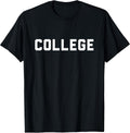 College' 80s Party House Movie Classic College T-Shirt
