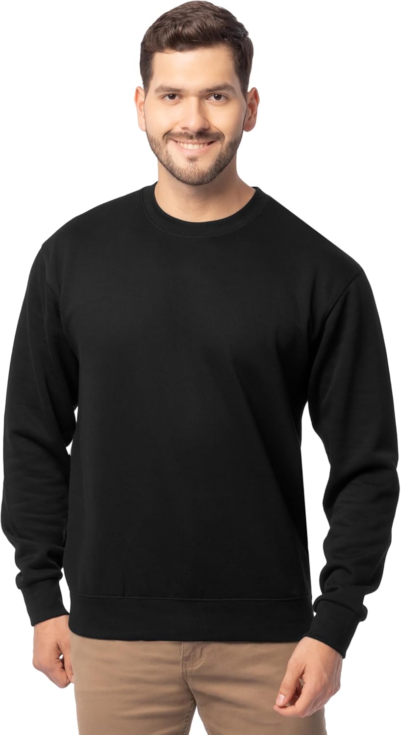Men's Eversoft Fleece Crewneck s, Moisture Wicking & Breathable, Sizes S-4x