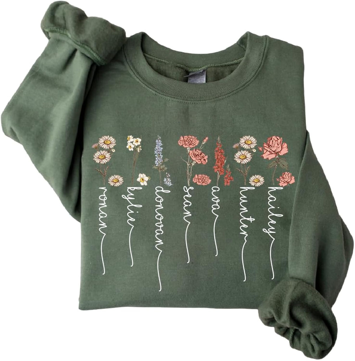 Custom Grandma Mom Gardens Birth Month Flower For Women, Mama Gifts For Birthday Mothers Day Christmas