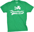 Mens St Patricks Day Shirts – Funny Irish I Clover Shenanigans and Hooligan Tees Irish Tshirt for The Parade