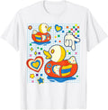 Kidcore Aesthetic Duck Fabric Patches Decora Kei T-Shirt Small