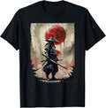 Japanese Art Samurai Vintage Fighter Retro T-Shirt