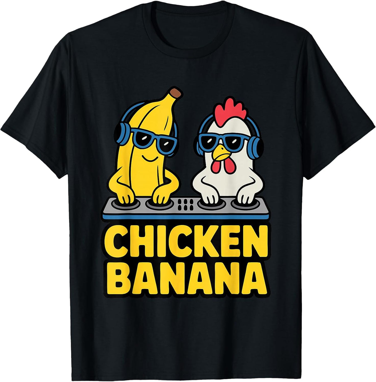 Funny Chicken Banana T-Shirt