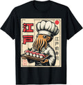 Octopus Chef Sushi Japanese Anime Kawaii T-Shirt