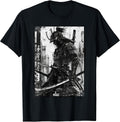 Hip Hop Y2K Vintage Hipster Edgy Urban Streetwear Samurai T-Shirt