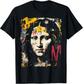 Pop Art Style Women's 80's Graffiti Graphic Designer T-Shirt