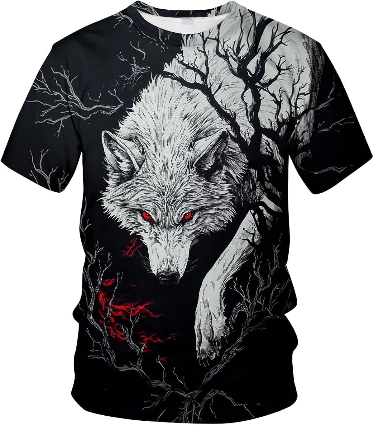 Funny Animal Graphic T-Shirt Novelty Short Sleeve Crewneck Shirt