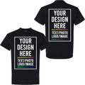 Custom T-Shirt with Image & Text | Design Your Own Unisex Tshirt | Unisex Cotton Tee for Men & Women