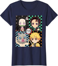 Kimetsu no Yaiba Tanjiro Inosuke Zenitsu Cute T-Shirt