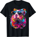 Guinea Pig Lovers Design Pop Art Funny Guinea Pig T-Shirt