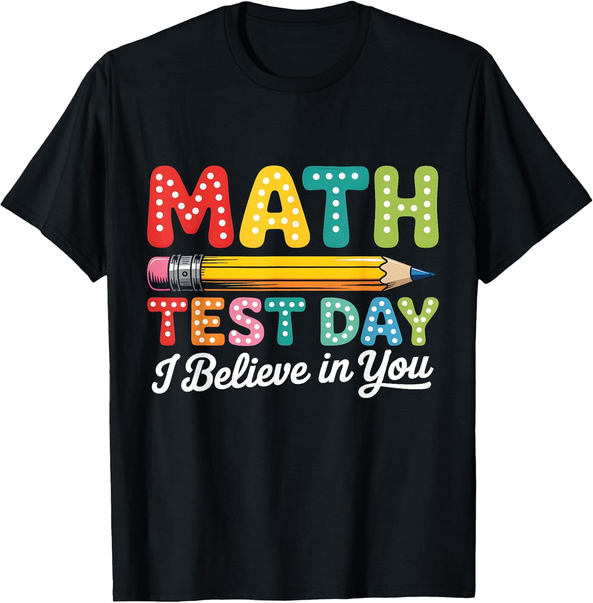 Groovy in You Test Day Motivation Math Testing Boy Girl Kids T-Shirt