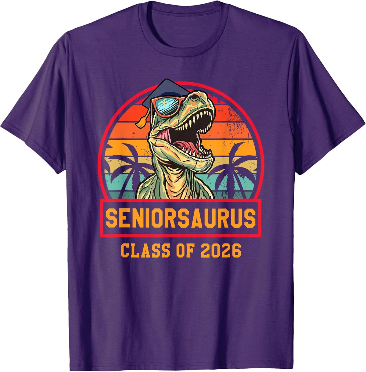 Retro Class of 2026 Senior Men Women Funny Seniors 2026 T-Shirt