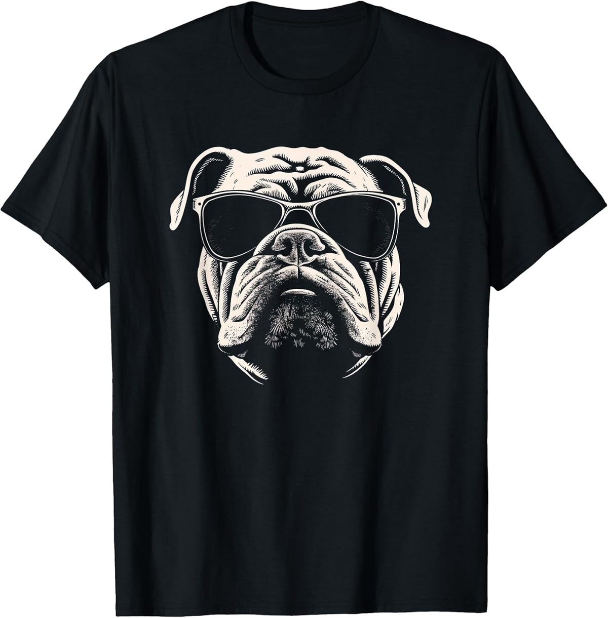 Funny Bulldog cool Graffiti Urban art street Men Women Girls Kids T-Shirt