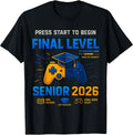 Senior Class of 2026 Back to School Gamer Senior 2026 T-Shirt