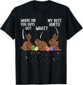 Where Did You Guys Go Funny Chocolate Bunny Easter Kids T-Shirt