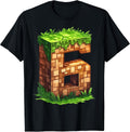 Fun 6th Birthday Number 6 Video Gamer Pixel Themed Bday Boys T-Shirt