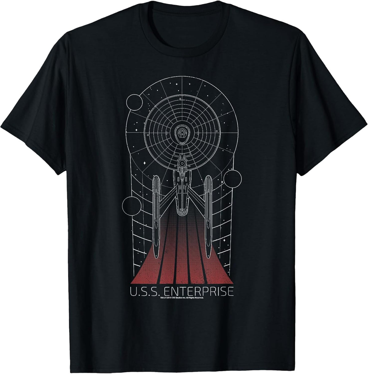 U.S.S. Enterprise Line Art T-Shirt
