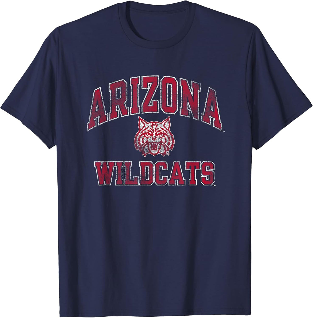 Arizona Wildcats Retro Rational Navy T-Shirt Small