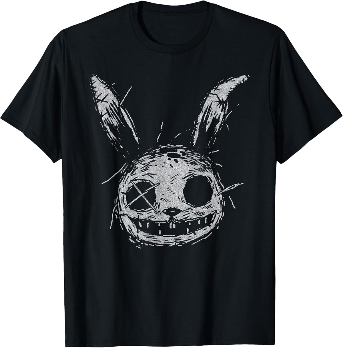 Evil Scary Bunny Rabbit Alt Goth Grunge Horror Aesthetic T-Shirt