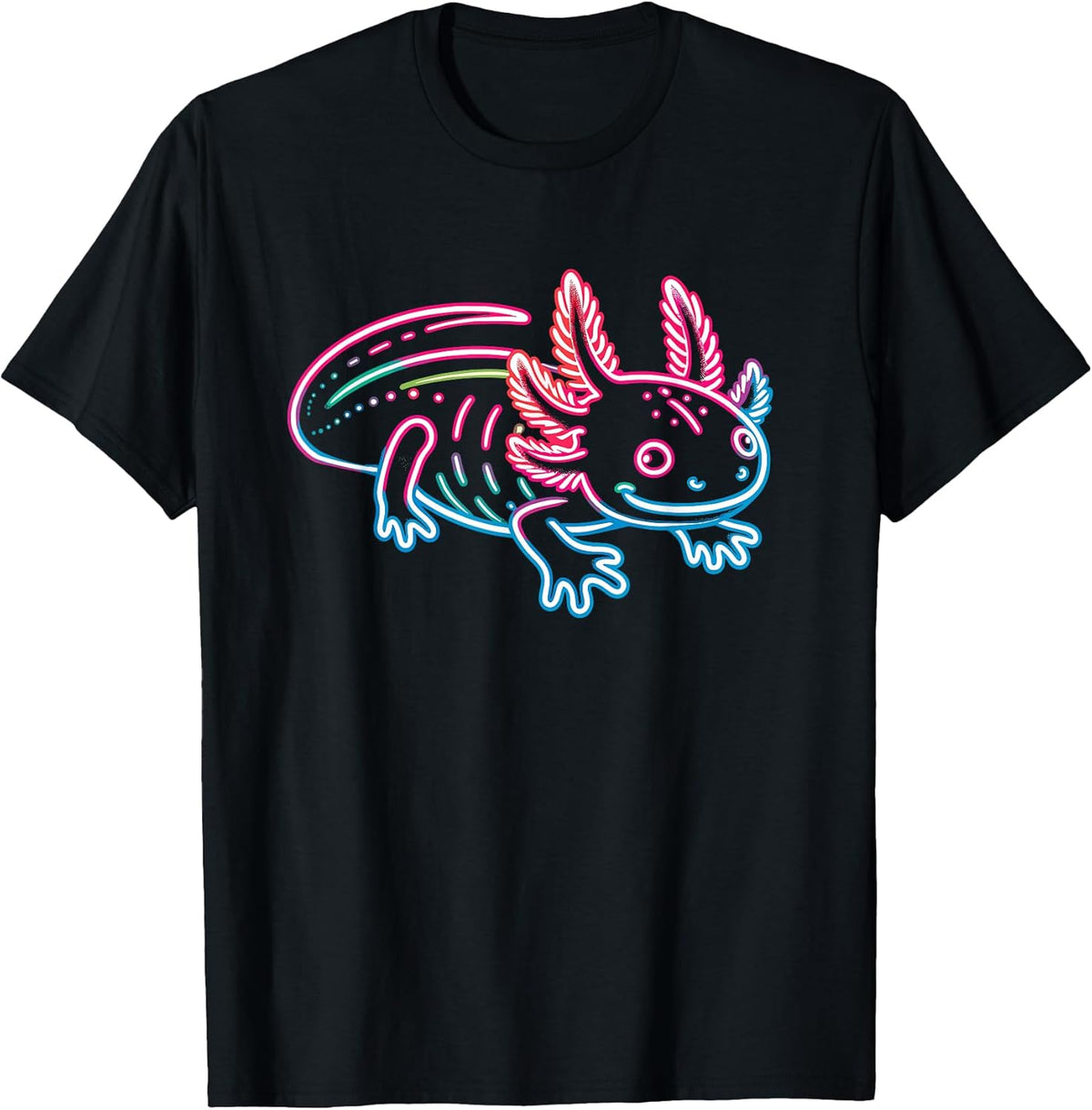 Axolotl Animal Pop Art Cute Axolotl Lover T-Shirt