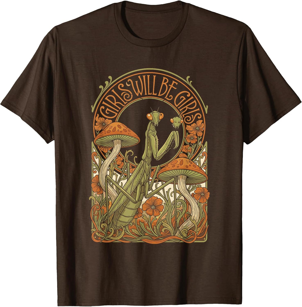 Funny Girls Praying Mantis T-Shirt