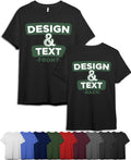 Bella Canvas Unisex Triblend T-Shirts - Custom Shirts Design Your Own Photo & Text, Name - Personalized Tee for Men & Women