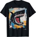 Pop Art Style Shark 90s Graffiti T-Shirt