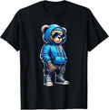 Graphic Teddy Bear Cool Bears Hip Hop Streetwear Colorful T-Shirt