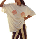 Women Oversized Fruit Graphic Tee Y2k Short Sleeve Preppy Shirt Cute Summer Top Aesthetic Clothes