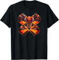 Geometric Basketball Hoop Net Slam Dunk Bball Urban Design T-Shirt