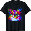 Long Hair Chihuahua Pop Art Portrait Art for Dog Owners T-Shirt