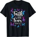 Christian Bible Verse Quote Butterfly Psalm 56:3 T-Shirt