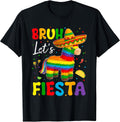 Bruh Lets Fiesta Cinco Mayo Pinata Funny Mexican Boy Men Kid T-Shirt