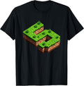 Fun 5th Birthday Number 5 Video Gamer Pixel Themed Bday Kids T-Shirt
