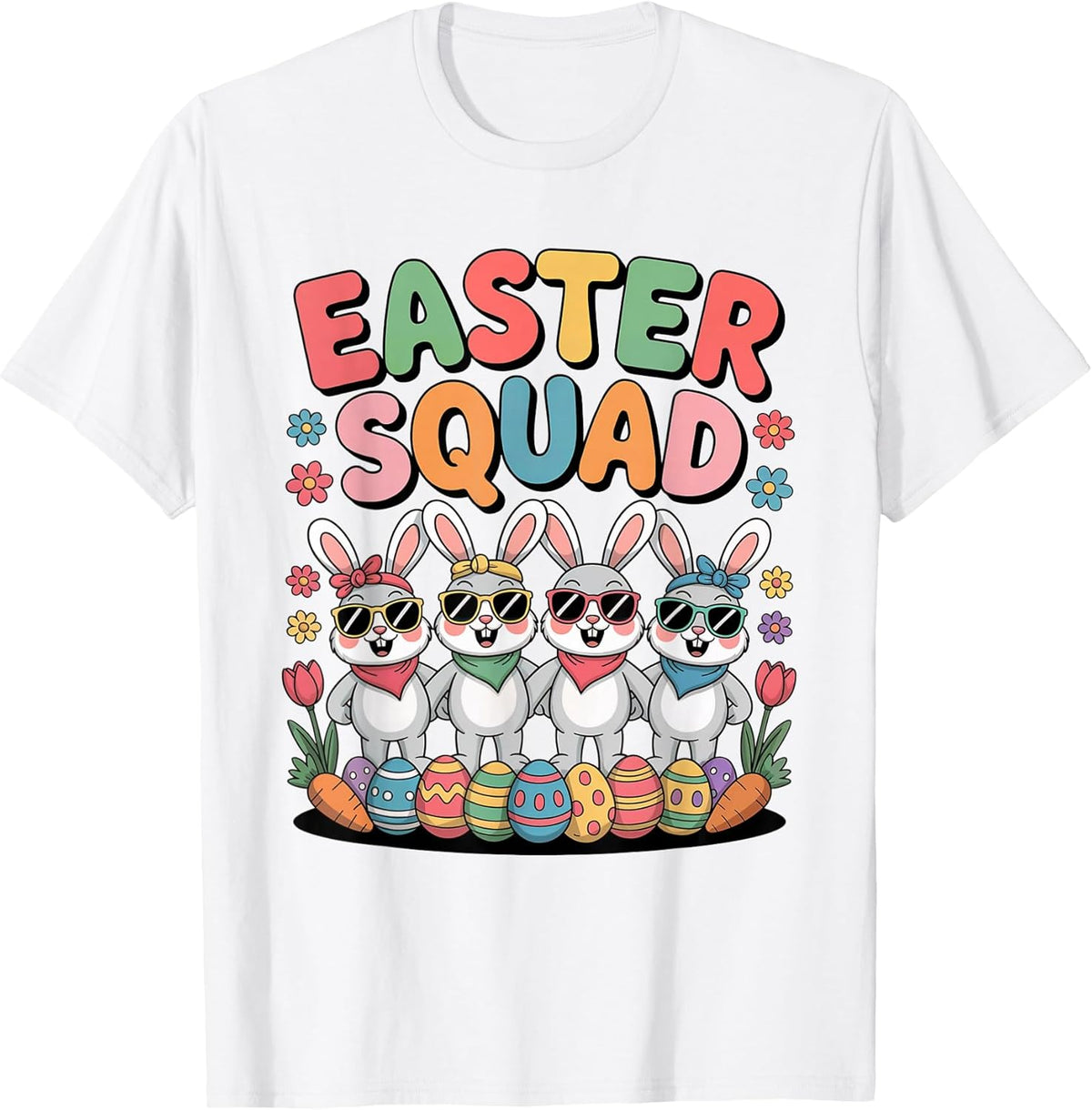 Easter Squad 2026 Bunny Team Matching Family Spring Holiday T-Shirt