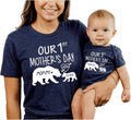 Personalized Mom Baby Matching Outfits Mothers Day 2026, Our First Mothers Day Matching Shirts, Gifts for New Mom