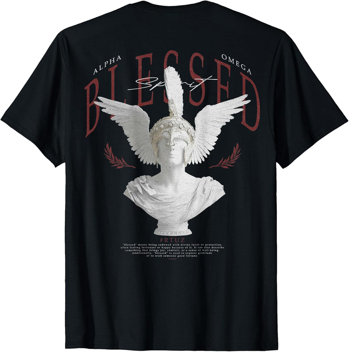 Hip Hop Urban Y2K Retro Vintage Edgy Back Print Streetwear T-Shirt