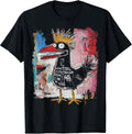 Animal Pop Art Design With A Bird On It Men's Graffiti T-Shirt