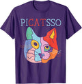 Picatsso Art Teacher Artist Painter Painting Cat Owner T-Shirt for Men Women Girls Kids