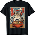 Cute Kawaii Gamer Cat Funny Ramen Retro Japanese