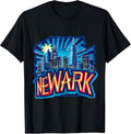 Newark New Jersey NJ Downtown Skyline City Pride Urban Vibes T-Shirt